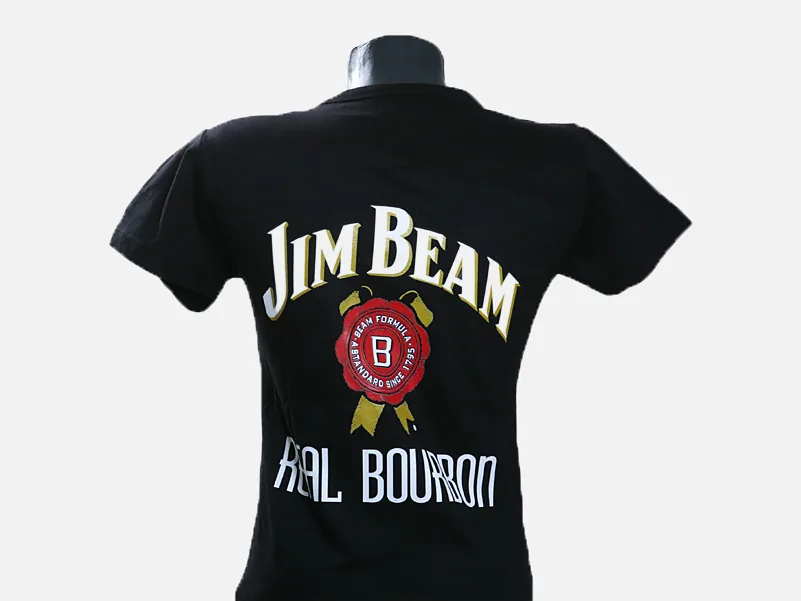 Promotivne majice Jim Beam s otiskom